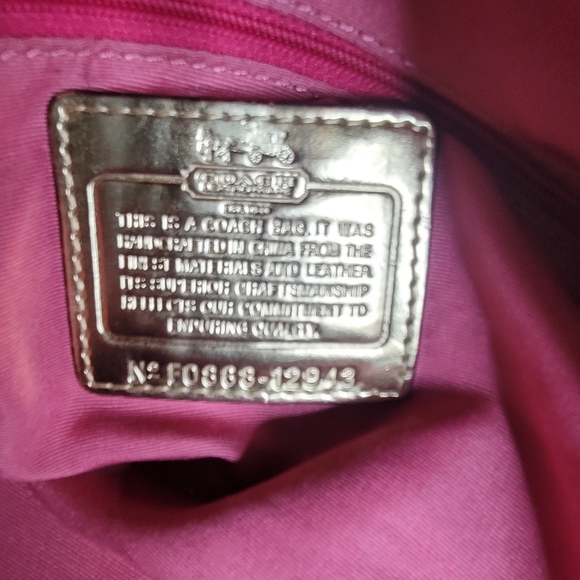 Coach Satchel purse - Picture 7 of 7